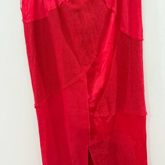 NWT Cult Gaia Skirt Via Midi in Lollipop Red